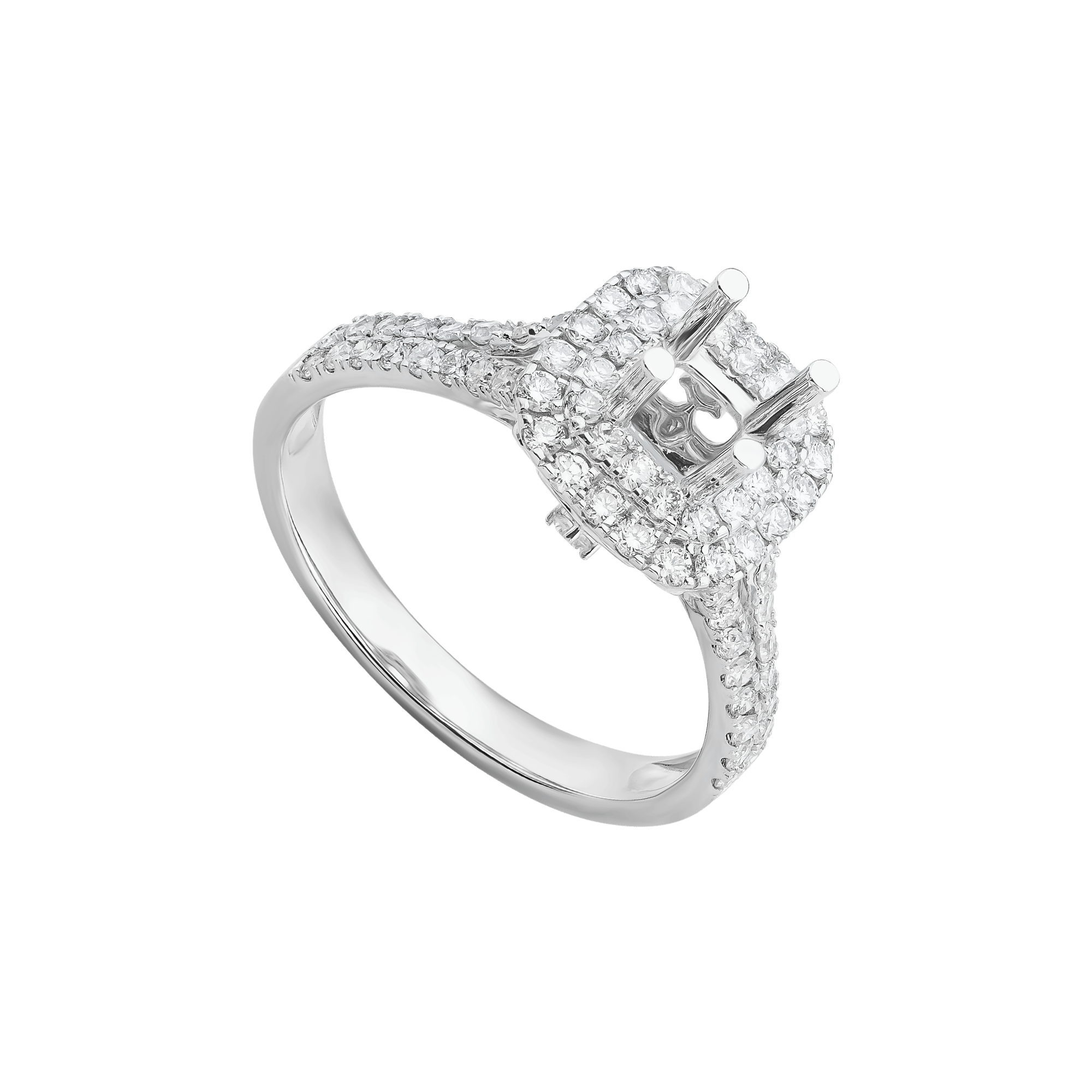 Nhẫn Kim cương xanh 10k